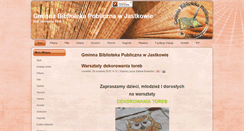 Desktop Screenshot of biblioteka-jastkow.pl